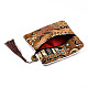 Sacchetto regalo sacchetto di gioielli con cerniera nappa broccato cinese ABAG-F005-09-4