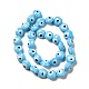Chapelets de perles vernissées manuelles LAMP-E030-03D-2