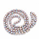 Electroplate Non-magnetic Synthetic Hematite Beads Strands G-N0318-30-D-2