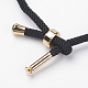 Bracelet en coton avec cordon torsadé MAK-L012-03-2