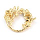 Garland Alloy Brooch with Resin Pearl JEWB-O009-08-2