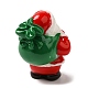 クリスマステーマの樹脂ディスプレイ装飾  車やホームオフィスのデスクトップ装飾品に  サンタクロース  29x30x37mm DJEW-F022-B05-2