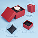 Quadratische Uhrenaufbewahrungsboxen aus Papier CON-WH0087-30C-5