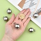 Fashionable 304 Stainless Steel Round Pendants STAS-R054-05-4