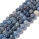 Chapelets de perles en aventurine bleue naturelle G-F380-10mm-1
