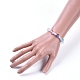 Transparente Acryl imitierte Perle Stretch Kinder Armbänder BJEW-JB04575-4