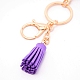 Resin Keychains KEYC-WH0020-12O-2