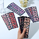 CHGCRAFT 20 Sheets 10 Colors Laser Style Waterproof PVC Rose Stickers DIY-CA0004-89-3