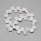 Brins de perles de pierres précieuses de quartz rose naturel G-T005-18-2