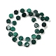 Природного малахита бисер нитей G-L630-E01-8mm-3