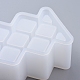 7 compartiments boîte de rangement de rouge à lèvres moules en silicone DIY-D049-03-4
