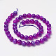 Natural & Dyed Malaysia Jade Bead Strands G-P234-04-8mm-2