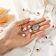Craftdady 20pcs 5 colores colgantes de perlas de imitación de resina FIND-CD0001-35-7