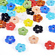 40шт 10 цвета бусины лэмпворк ручной работы LAMP-TA0001-65-3