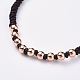 Bracelets réglables de perles tressées avec cordon en nylon BJEW-JB04527-02-2
