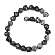 Бусины из натурального черного камня&nbsp;G-L648-A11-16mm-4