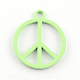 Lovely Peace Sign Pendants for Necklace Making PALLOY-2092-M-LF-2