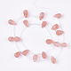 Cherry Quartz Glass Beads Strands G-T118-65-2