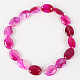 Natural Agate Glossy Oval Bead Strands G-E221-03P-2