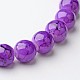 Spray Painted Glass Bead Strands X-GLAD-S075-8mm-35-1
