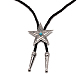 Stern-Lariat-Halskette für Männer und Frauen NJEW-WH0011-05AS-2