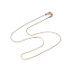 Placcatura ionica (ip) 304 collana a catena a serpentina in acciaio inossidabile per uomo donna NJEW-G076-01B-M-2