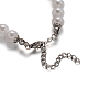 Perles de résine de fleurs et acrylique ronde bracelets de perles de perles et boucles d'oreilles SJEW-D048-02-3