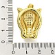 Латунные микропаве прозрачные подвески с фианитом KK-K354-21G-3
