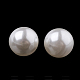 環境に優しいプラスチック模造真珠ビーズ  高い光沢  グレードA  穴がないビーズ  ラウンド  貝殻色  12mm MACR-S277-12mm-E-2