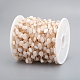 Handgefertigte Perlenketten aus natürlichem Regenbogenmondstein aus Trommelstein CHC-L045-014-4