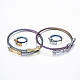 Trendy conjuntos de anillos y brazaletes de torque de 304 acero inoxidable SJEW-H073-05-1