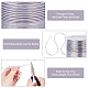 BENECREAT 15 Gauge/1.5mm Tarnish Resistant Jewelry Craft Wire 68m Bendable Aluminum Sculpting Metal Wire for Jewelry Craft Beading Work - Primary Color AW-BC0001-1.5mm-17-4