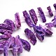 Natural Crystal Agate Nuggets Beads Strands G-F214-28C-3