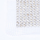 Hojas de diamante de imitación de malla de latón CHC-T005-SS18-01S-2