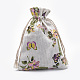Polycotton(Polyester Cotton) Packing Pouches Drawstring Bags ABAG-T006-A09-1
