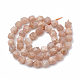 Chapelets de perles de sunstone naturelle naturelles G-S332-6mm-008-3