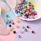 Perles en acrylique transparentes craquelées CACR-YW0001-09B-5