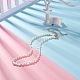 Collar vintage de perlas naturales para mujer NJEW-JN03787-02-2