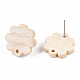 Risultati di orecchini a bottone in legno di frassino EJEW-N017-011X-3