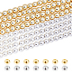 Nbeads 4 Strands 2 Colors Electroplate Non-magnetic Synthetic Hematite Beads Strands G-NB0002-67-1