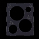 Caja perforadora de globo de plástico plegable de 11 orificio TOOL-WH0119-25-2