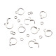 Pandahall Brass Huggie Hoop Earring Findings & Open Jump Rings KK-TA0007-84B-S-6