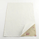 Самоклеющиеся наклейки с цветочным принтом из конопляной ткани «сделай сам» DIY-Q002-05E-2