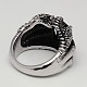 Unique Halloween Jewelry Claw Rings for Men RJEW-F006-043-21mm-3