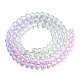 Transparent Glass Beads Strands X1-GLAA-E036-07V-3