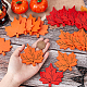 AHANDMAKER 18Pcs Fall Thanksgiving Maple Leaf Wood Maple Leaf Hanging Decors Small Tree Hanging Ornament Wood Maple Leaf Cutouts Decoration Fall Harvest Decors for Thanksgiving Halloween DIY Craft WOOD-GA0001-53-3