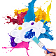 Pinceles de esponja de graffiti diy sellan juegos de herramientas de pintura TOOL-PH0034-29-7