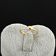 Anillo de corazón de circonio cúbico de latón chapado en oro real de 18k RJEW-EE0001-022G-2