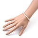 Natürliche kultivierte Süßwasserperlen Perlen Armbänder BJEW-JB05491-02-6