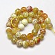 Natural Fire Crackle Agate Beads Strands G-L084-10mm-09-3